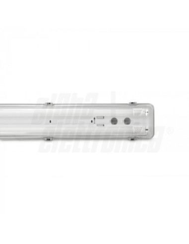 Plafoniera stagna 2tubi led t8 1,5m ip65 tubi...