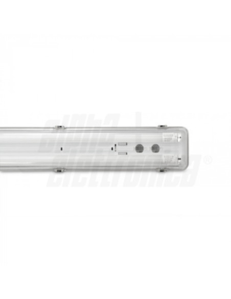 Plafoniera stagna 2tubi led t8 1,5m ip65 tubi non inclusi