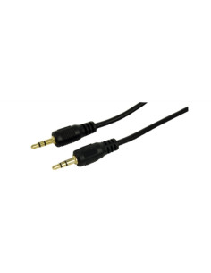 Cavo jack 3,5mm audio M/M 1,2m gold
