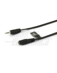 Cavo da spina jack3,5 a presa jack3,5 1,5m sacchetto