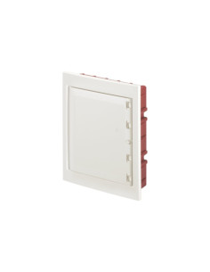 Centralino d'incasso 24 moduli 2x12 bianco con porta bianca