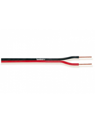 Cavo piattina rosso/nera 2x2,00mm² cca