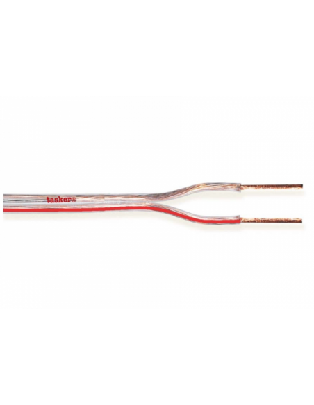 Cavo piattina trasparente 2x1,50mm² cca divisibile