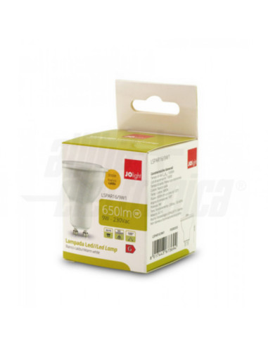 Lampada LED GU10 9W 230V 3000k 105°