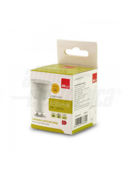 Lampada LED GU10 9W 230V 3000k 105°