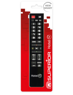 Telecomando universale Hotel TV nero hospitality