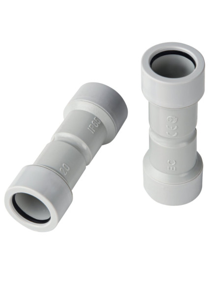 Manicotto stagno ip65 tubo/tubo Ø25 mm