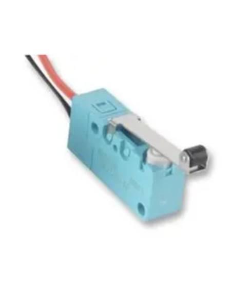Microswitch miniatura SPDT uscita cavo leva a rullo
