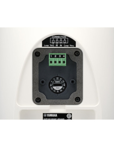 Coppia diffusori ca 5" 150W 8Ω 100v nero IP35...