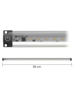 Barra LED 5W 3000k 50cm ultra piatta bianco caldo