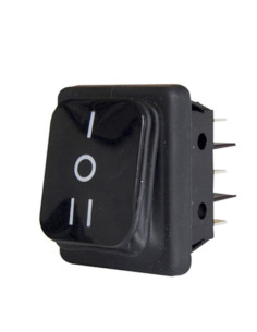 Deviat. boplare nero 3 posiz. 16A 250 vac faston 6.3 dima...