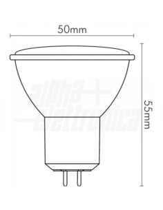 Lampada LED GU5,3 5W 12VAC/DC 3000K 2