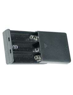 Portabatterie 3xAA con interruttore