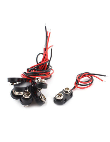 Attacco batteria 9V rinforzato