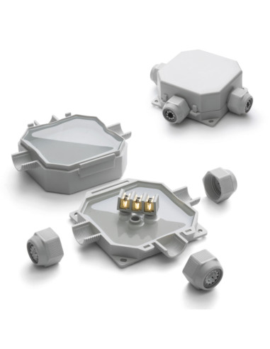 Cassetta di derivazione con gel completa di...