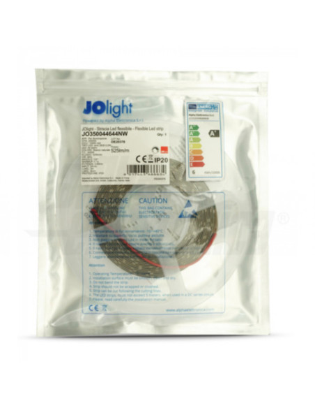 Striscia LED 64l/m 24VDC 4,8w/m 4000k 5m 2835 0,2w 120° 525lM/M IP20