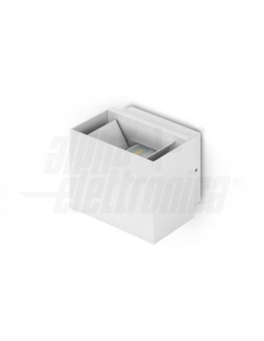 Applique Led 10W 230Vac 4000K IP65 corpo bianco