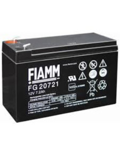 Batteria al piombo Fiamm FG 12V   7,2Ah faston 4.8mm