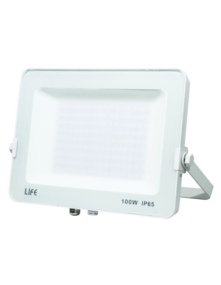 Faretto LED 220V 100W 4000k 110° lm10000 IP65 bianco