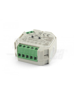 Dimmer per LED 230Vac max 200W controllo RF e pulsante