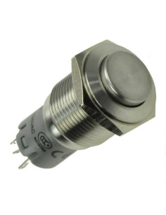 Interrutore a pulsante LAS2GQH-11Z_S IP67 acciaio lucido