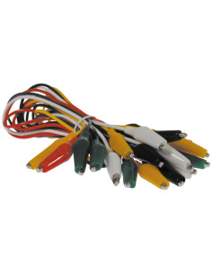 Kit 5/10 cavetti coccodrillo colorati