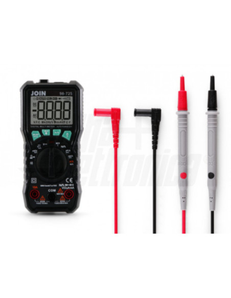 Multimetro digitale tascabile True RMS 600VAC/DC 10A