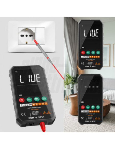 Multimetro digitale tascabile - True RMS 1000VDC 750VAC