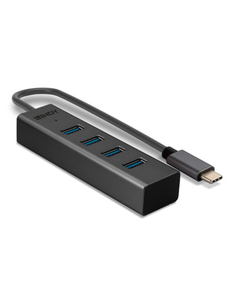 Hub USB 3.2 gen1 tipo c, 4 porte