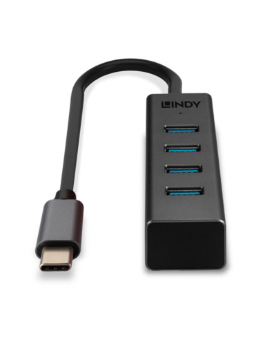 Hub USB 3.2 gen1 tipo c, 4 porte