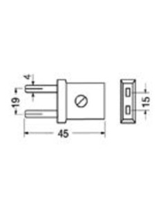 Riduzione spina italiana  / presa usa 2