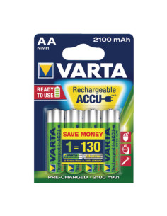 Batteria ricaricabile AA NiMH 2100mAh blister 4pz