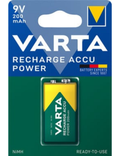 Batteria ricaricabile 9V NiMH 200mAh