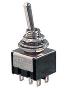 Deviatore miniatura 2 sc. 2 pos.