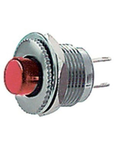 Pulsante miniatura nero NO