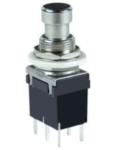 Deviatore bipolare a pulsante alternato