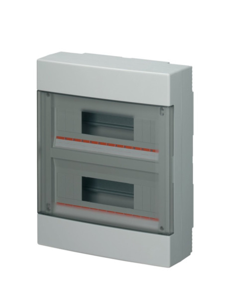 Centralino con porta IP40 24 moduli