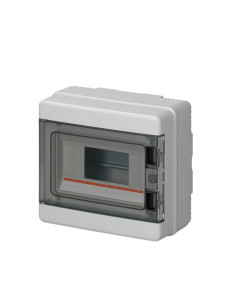 Centralino 8 moduli con porta IP65