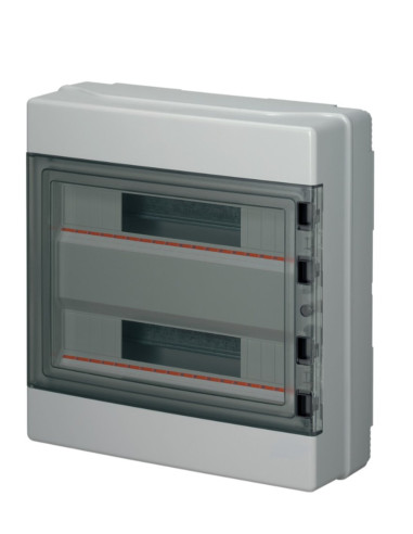 Centralino 36 moduli 2x18 con porta IP65