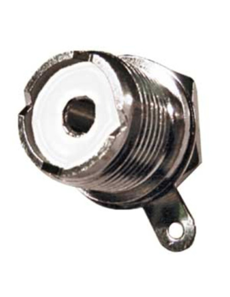 Presa UHF/pl259 da pannello a saldare con dado