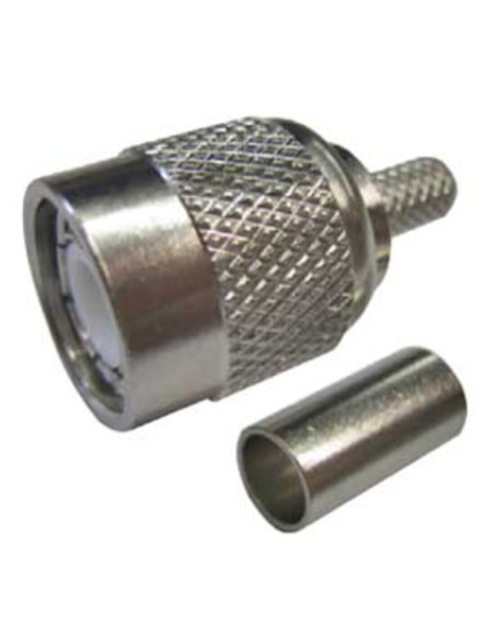 Spina tnc a crimpare per cavo rg58 50Ω