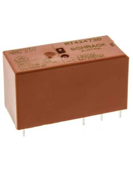 Rele' 220V 1 scambio 12A 220V da circuito stampato