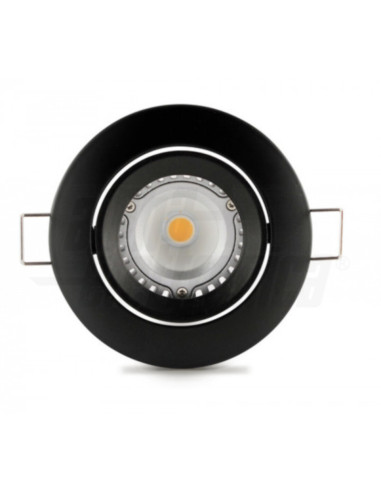 Supporto lampada LED GU5.3 + cavo 15cm nero
