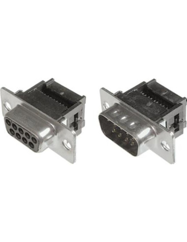 Connettore flat maschio vasch. 37p crimp