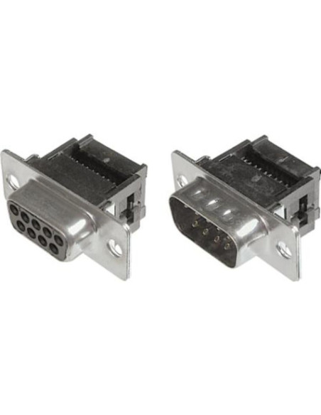 Connettore flat maschio vasch. 37p crimp