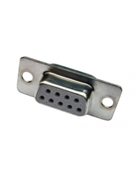 Connettore 9 poli femmina a vaschetta crimpare