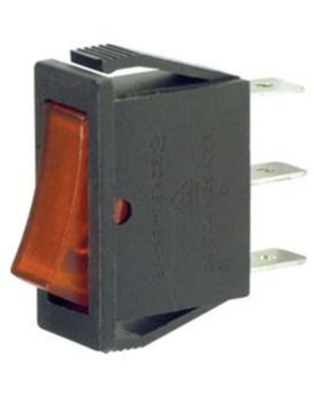 Interruttore bilanc luminoso tasto rosso