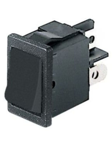 Interruttore bipolare miniat. nero