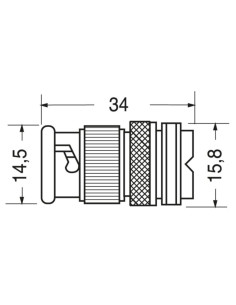Adattatore presa UHF-spina BNC ug255u 2