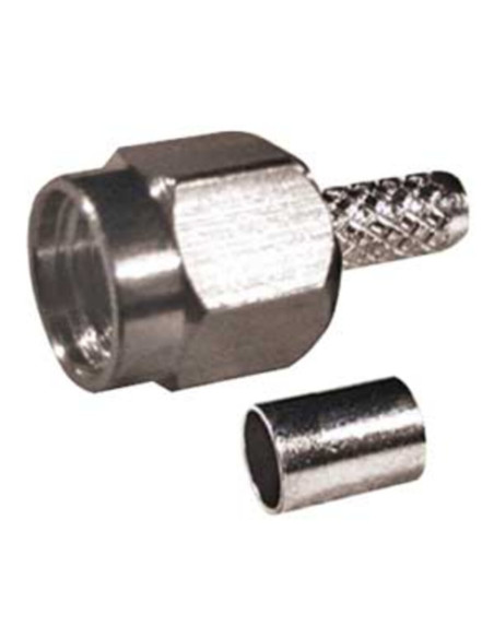 Spina sma a crimpare per cavo rg174 50/75Ω